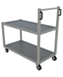 Tafelwagen op maat - open 2 niveau's