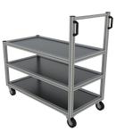 Tafelwagen op maat - open 3 niveau's