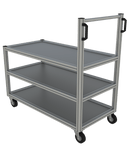 Tafelwagen op maat - open 3 niveau's