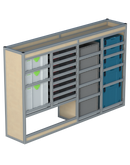 Bedrijfswageninrichting Mercedes Vito | L3 | Bestuurderszijde BLN-10