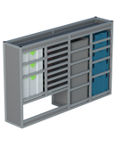 Bedrijfswageninrichting Mercedes Vito | L3 | Bestuurderszijde BLN-10