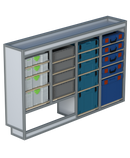 Bedrijfswageninrichting Fiat Scudo | L3 | Bestuurderszijde | Type 2