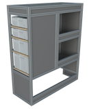 Bedrijfswageninrichting Citroën Jumpy | L2 (M) | Passagierszijde | Type 1