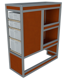 Bedrijfswageninrichting Toyota Proace | L2 (Worker) | Passagierszijde | Type 1