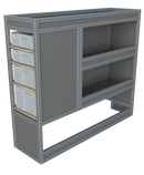 Bedrijfswageninrichting Fiat Scudo | L3 | Passagierszijde | Type 1