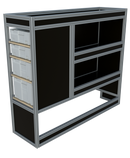 Bedrijfswageninrichting Peugeot Expert | L3 | Passagierszijde | Type 1