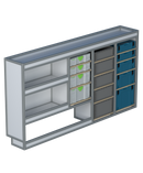 Bedrijfswageninrichting Fiat Scudo | L3 | Bestuurderszijde | Type 1