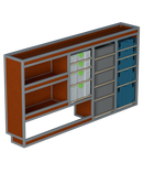 Bedrijfswageninrichting Toyota Proace | L3 (Long Worker) | Bestuurderszijde | Type 1