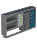 Bedrijfswageninrichting Opel Vivaro | L3 | Bestuurderszijde | Type 1