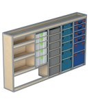 Bedrijfswageninrichting MAN TGE | L3H2 | Bestuurderszijde | Type 1