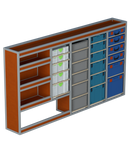 Bedrijfswageninrichting VW Crafter | L3H2 | Bestuurderszijde | Type 1