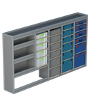 Bedrijfswageninrichting VW Crafter | L3H2 | Bestuurderszijde | Type 1