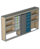 Bedrijfswageninrichting VW Crafter | L3H2 | Bestuurderszijde | Type 2