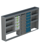 Bedrijfswageninrichting VW Crafter | L3H2 | Bestuurderszijde | Type 2
