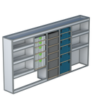 Bedrijfswageninrichting MAN TGE | L3H2 | Bestuurderszijde | Type 2