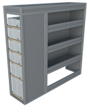 Bedrijfswageninrichting VW Crafter | L3H2 | Passagierszijde | Type 1