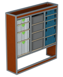 Bedrijfswageninrichting MAN TGE | L3H2 | Passagierszijde | Type 2