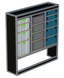 Bedrijfswageninrichting MAN TGE | L3H2 | Passagierszijde | Type 2