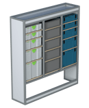 Bedrijfswageninrichting Mercedes Sprinter | L2H2 | Passagierszijde | Type 2