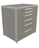 Werkbank WP-HD-1L-BD (80kg lades)