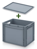 Eurobox 40x30cm met losse oplegdeksel
